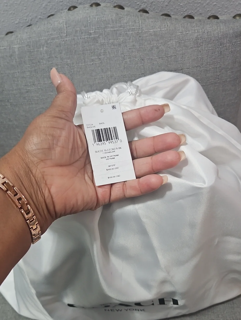 Coach suede use minimalist